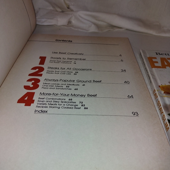 2 Better Homes and Gardens Cookbooks :Eat & Stay Slim, All-Time Favorite Beef Re - Picture 8 of 11